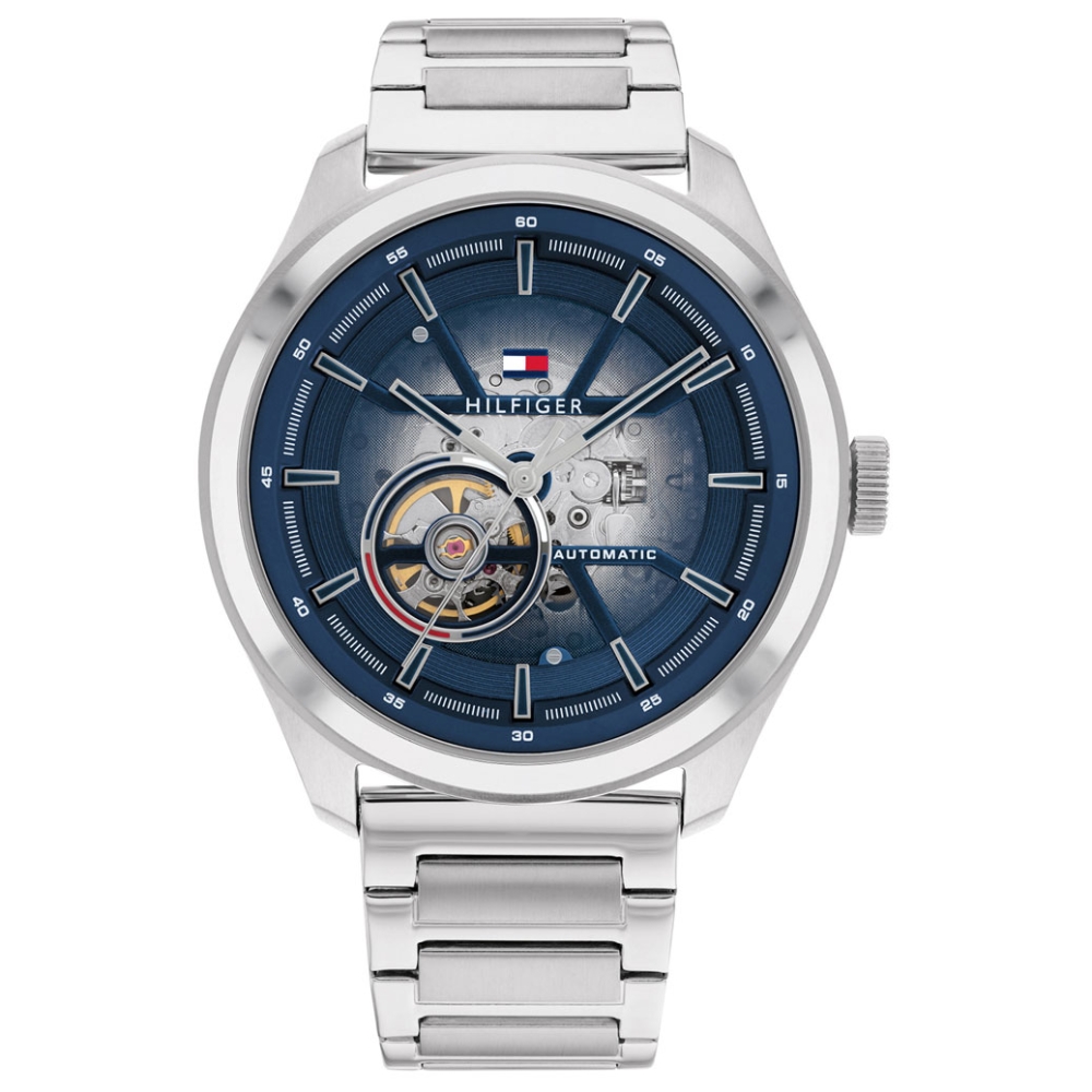 Ceas QUARTZ MAN TOMMY HILFIGER 1791939 argintiu albastru