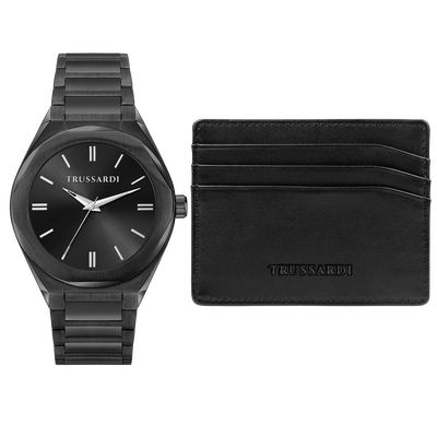 Ceas QUARTZ MAN TRUSSARDI R2453156007 negru