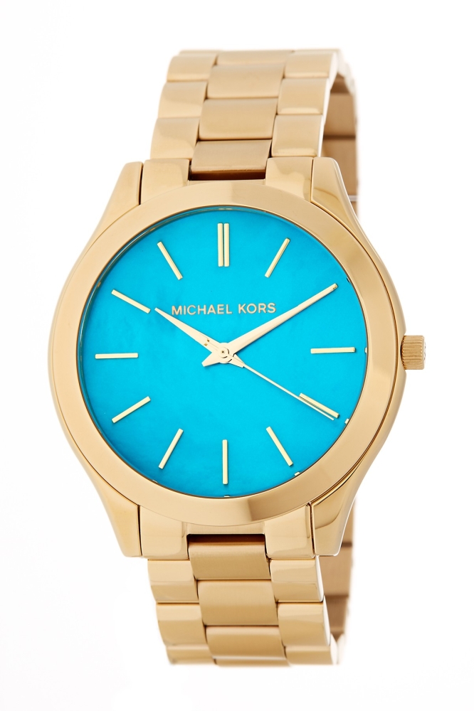 Ceas QUARTZ MICHAEL KORS MK3492 pentru Femei auriu albastru