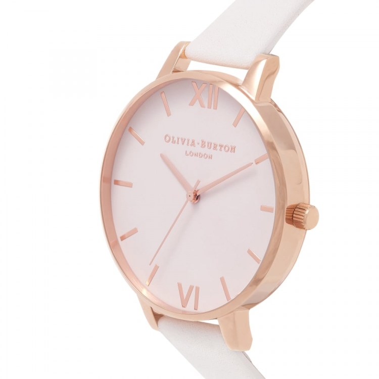 Ceas QUARTZ OLIVIA BURTON OB16BD95 pentru Femei roz alb