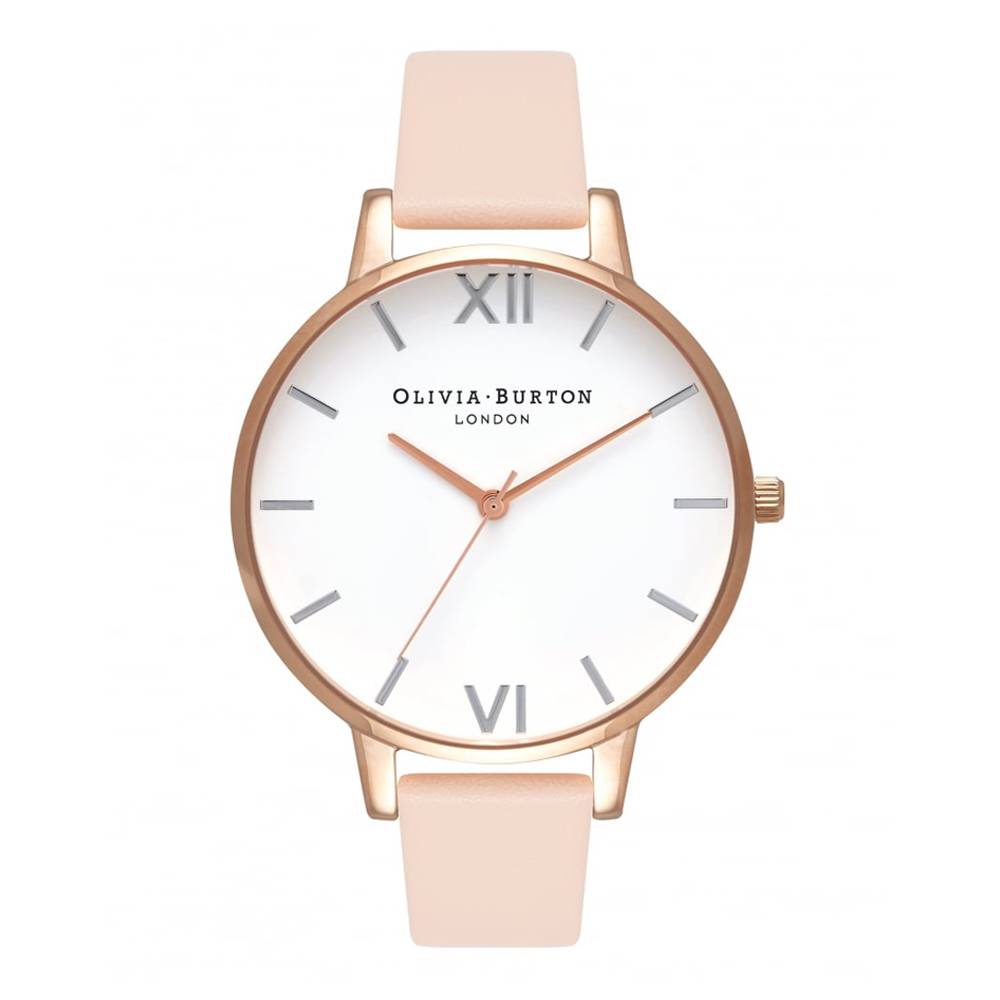 Ceas QUARTZ OLIVIA BURTON OB16BDW21 pentru Femei roz auriu alb