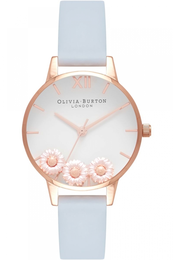 Ceas QUARTZ OLIVIA BURTON OB16CH04 pentru Femei roz albastru alb