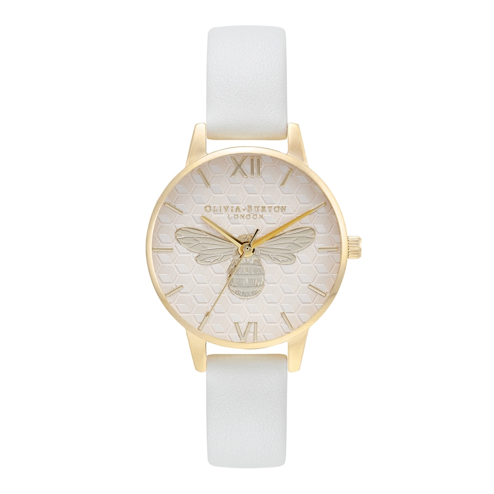 Ceas QUARTZ OLIVIA BURTON OB16FB24 pentru Femei auriu alb