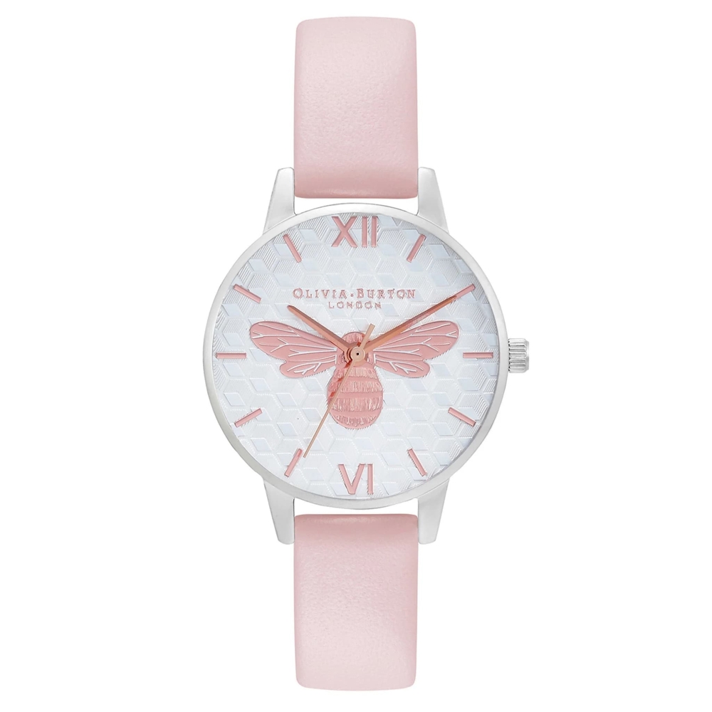 Ceas QUARTZ OLIVIA BURTON OB16FB25 pentru Femei argintiu roz alb