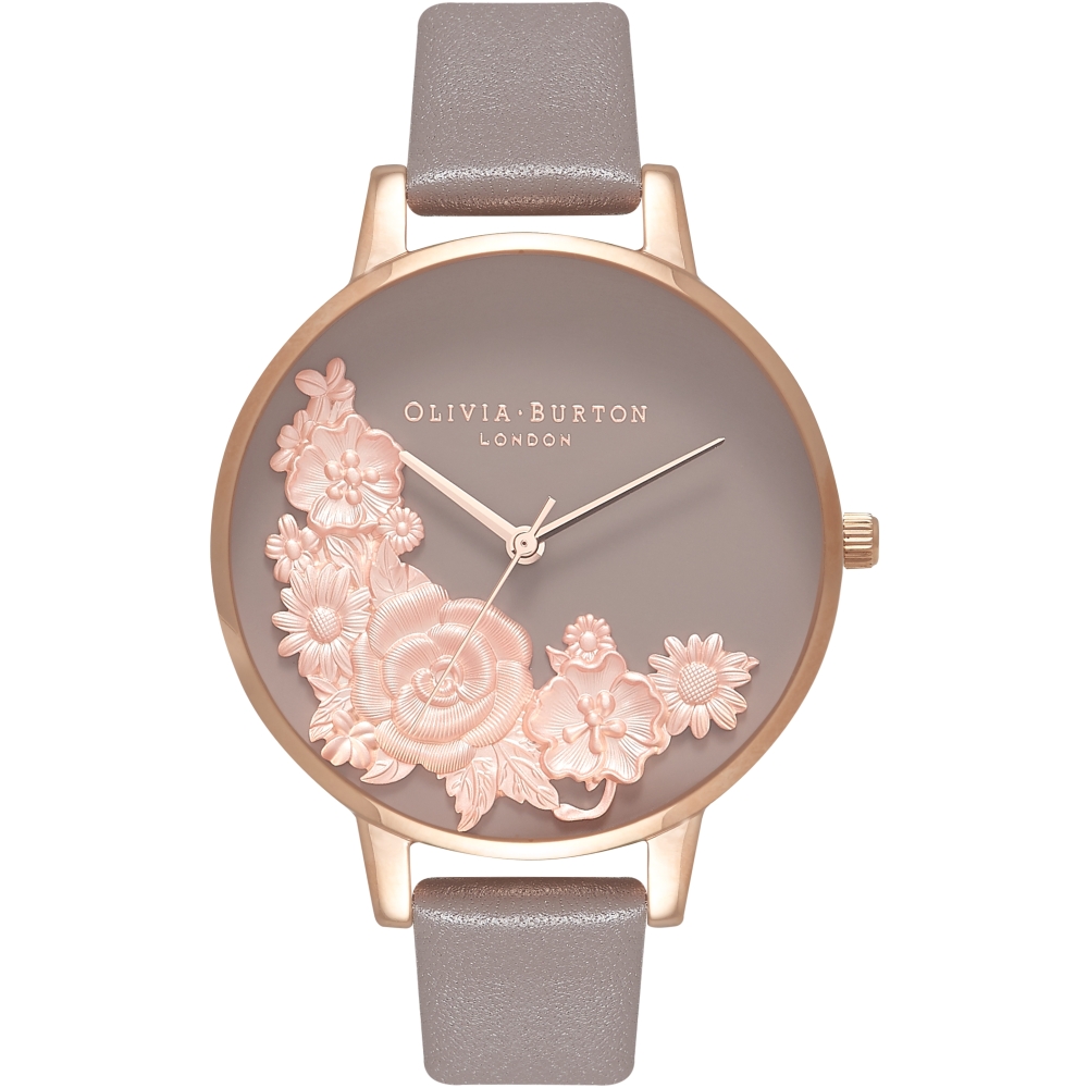 Ceas QUARTZ OLIVIA BURTON OB16FS99 pentru Femei roz gri