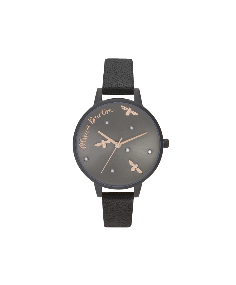 Ceas QUARTZ OLIVIA BURTON OB16PQ02 pentru Femei negru