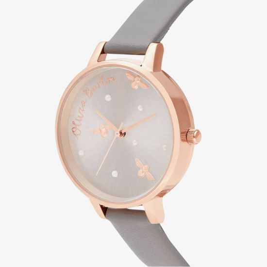 Ceas QUARTZ OLIVIA BURTON OB16PQ03 pentru Femei roz gri