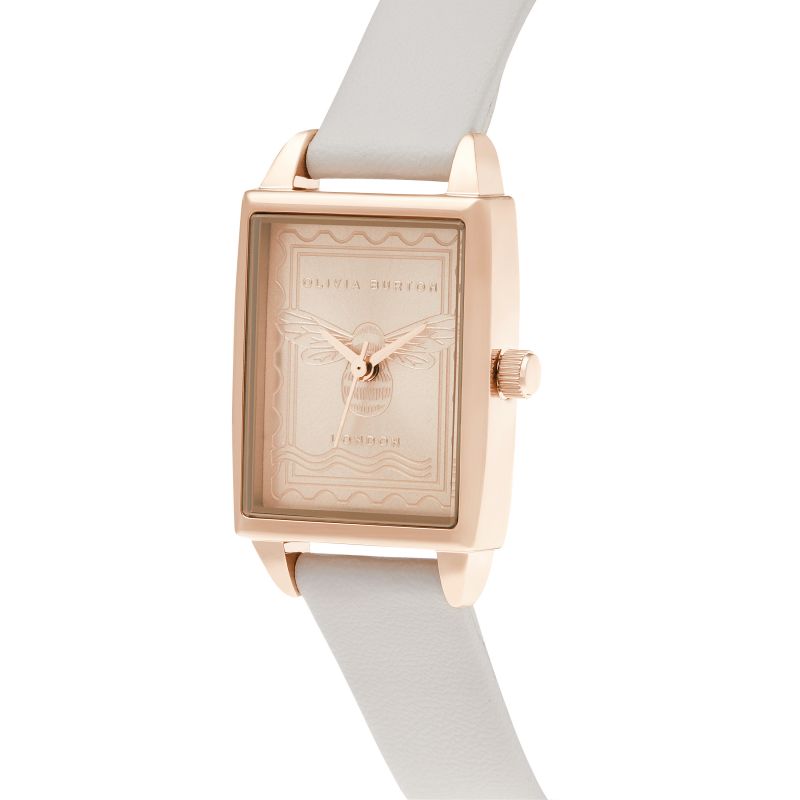 Ceas QUARTZ OLIVIA BURTON OB16SD04 pentru Femei roz alb