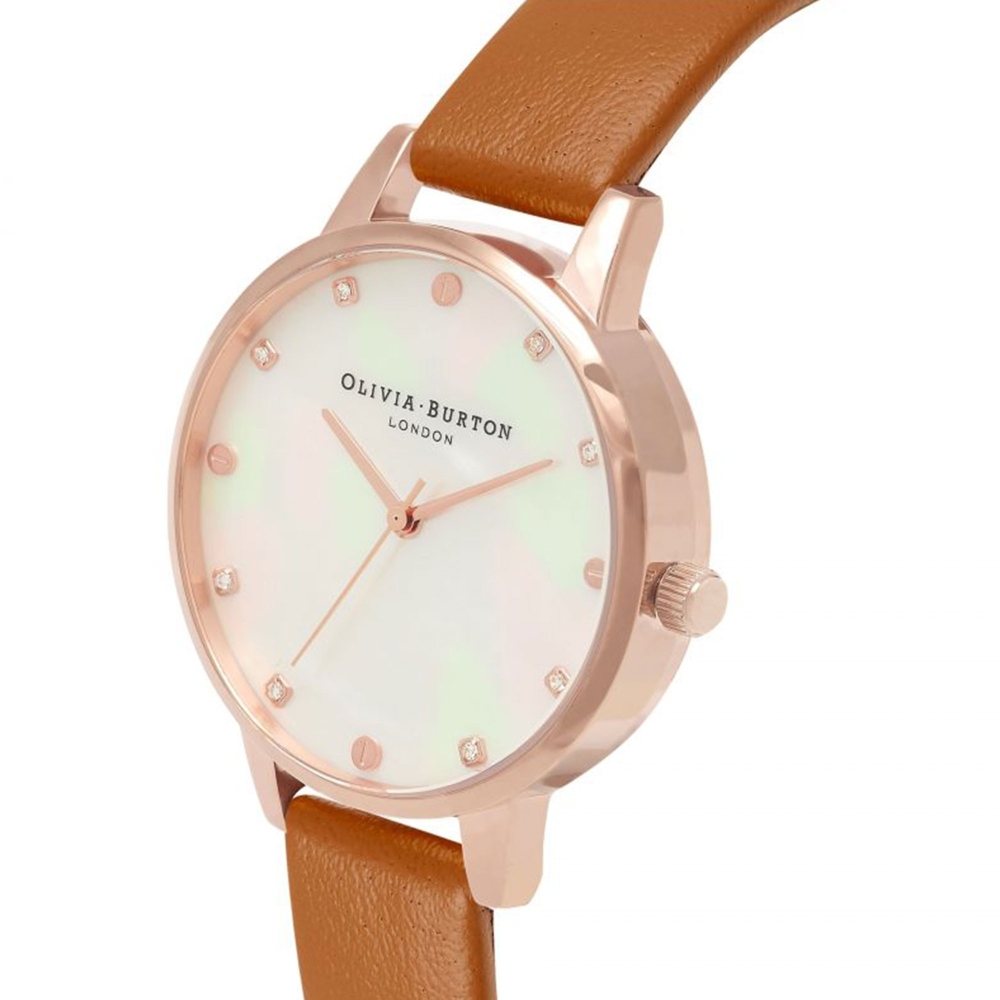 Ceas QUARTZ OLIVIA BURTON OB16SE18 pentru Femei roz maro alb