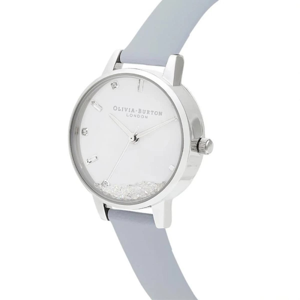 Ceas QUARTZ OLIVIA BURTON OB16SG07 pentru Femei argintiu albastru