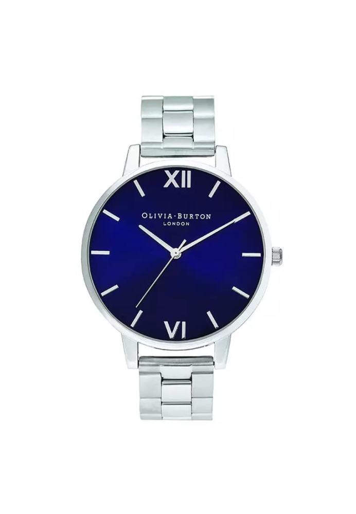 Ceas QUARTZ OLIVIA BURTON OB16SH02 pentru Femei argintiu albastru