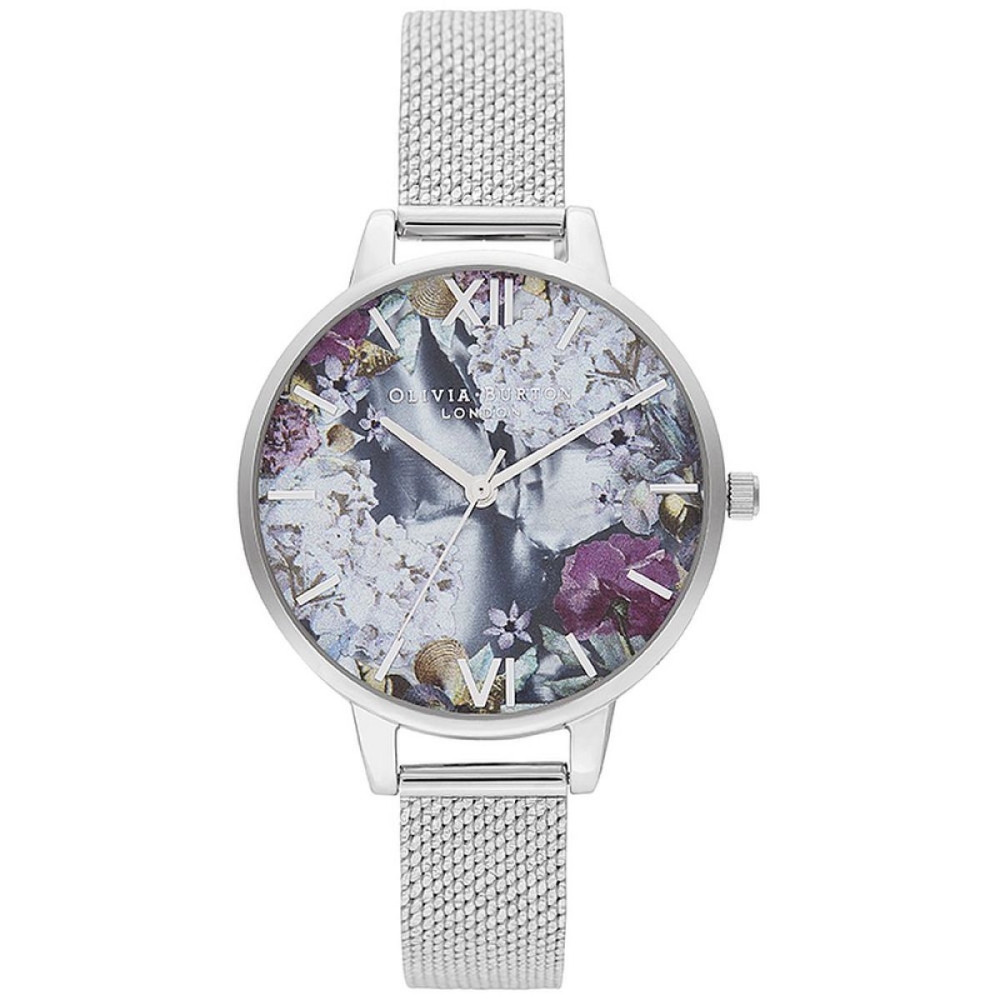 Ceas QUARTZ OLIVIA BURTON OB16US11 pentru Femei argintiu multicolor