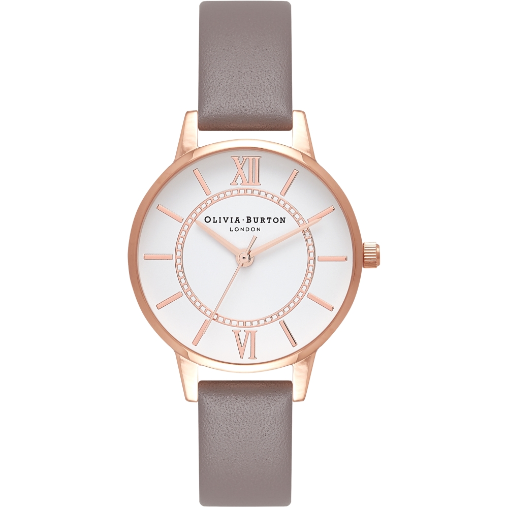 Ceas QUARTZ OLIVIA BURTON OB16WD63 pentru Femei roz gri alb