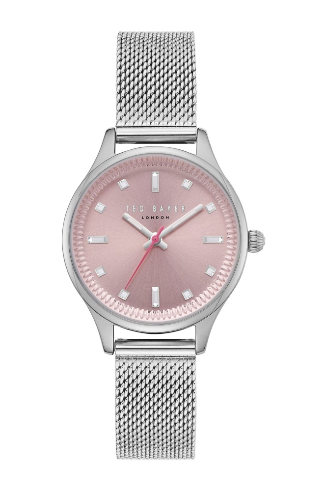 Ceas QUARTZ TED BAKER TE50650001 pentru Femei argintiu roz