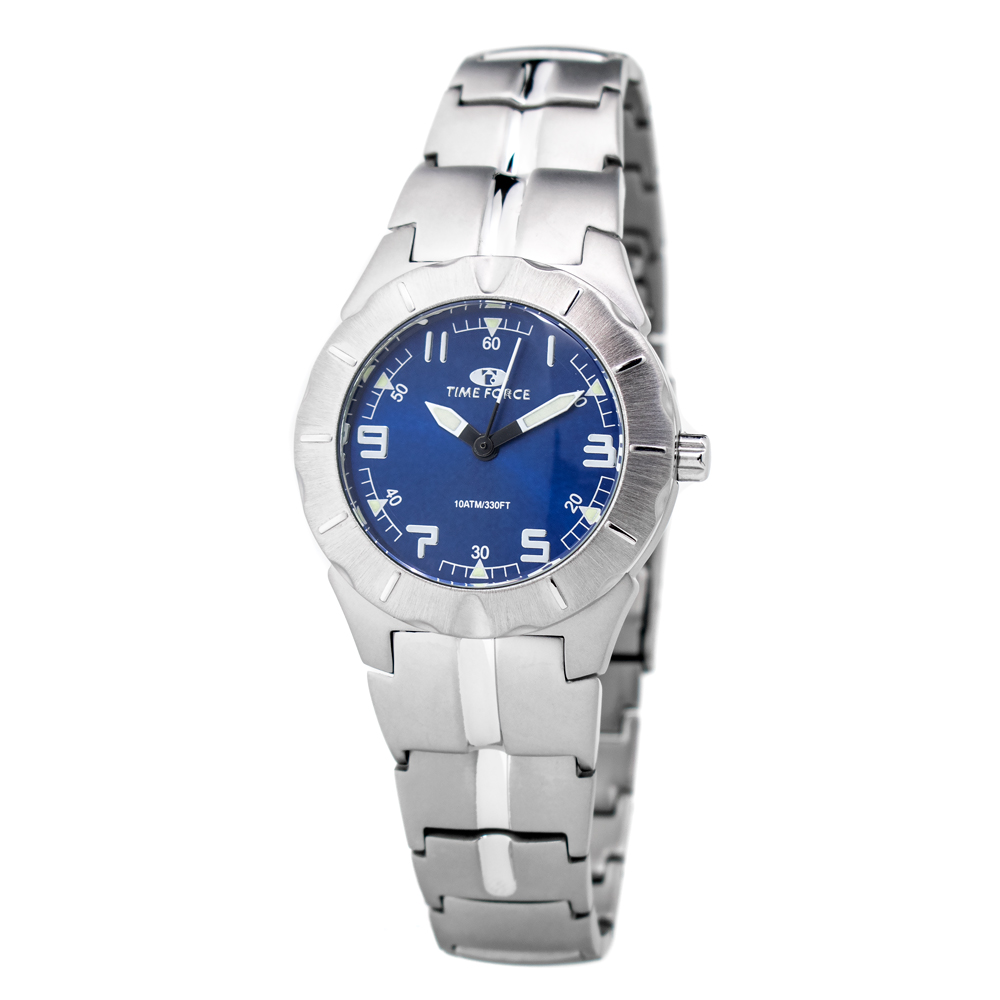 Ceas QUARTZ TIME FORCE TF1992L-02M pentru Femei argintiu albastru