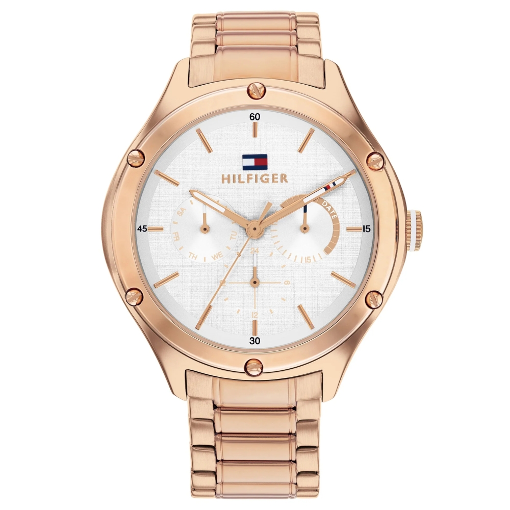 Ceas QUARTZ TOMMY HILFIGER 1782682 pentru Femei roz alb