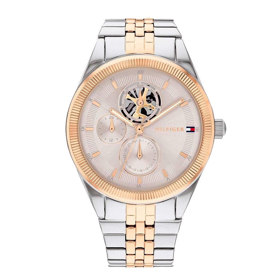 Ceas QUARTZ TOMMY HILFIGER 1782716 pentru Femei argintiu roz