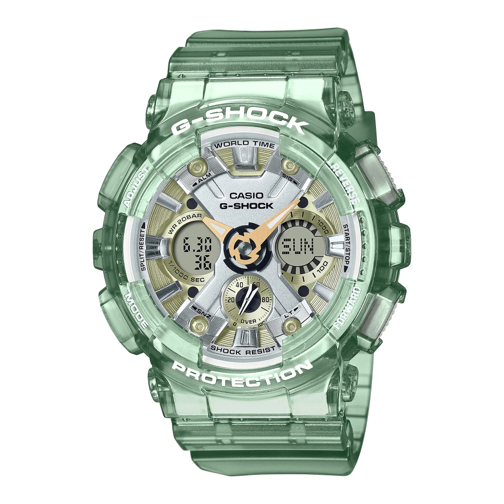 Ceas QUARTZ UNISEX CASIO GMAS120GS3AER verde multicolor