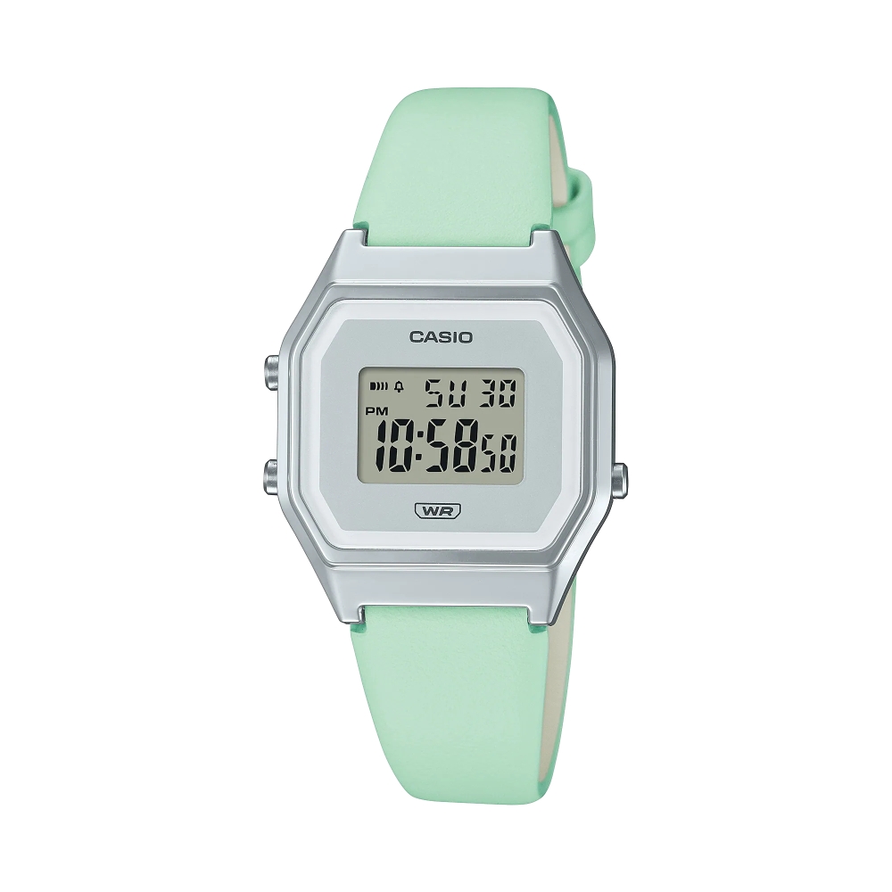 Ceas QUARTZ UNISEX CASIO LA680WEL3EF gri albastru