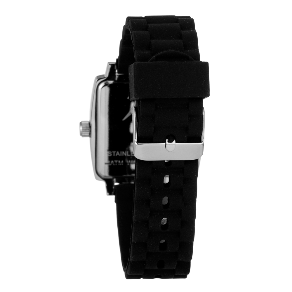 Ceas QUARTZ UNISEX JUSTINA 21971N argintiu negru alb