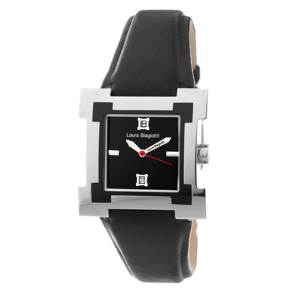 Ceas QUARTZ UNISEX LAURA BIAGIOTTI LB0038L-01 silvered negru