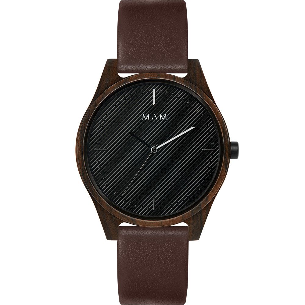 Ceas QUARTZ Unisex MAM MAM620 maro negru