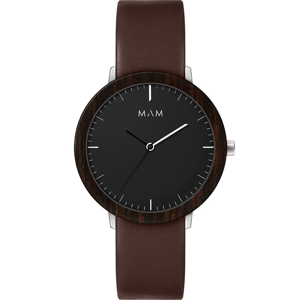 Ceas QUARTZ Unisex MAM MAM627 maro negru