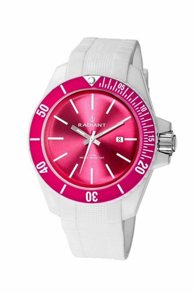 Ceas QUARTZ UNISEX RADIANT RA166607 alb roz