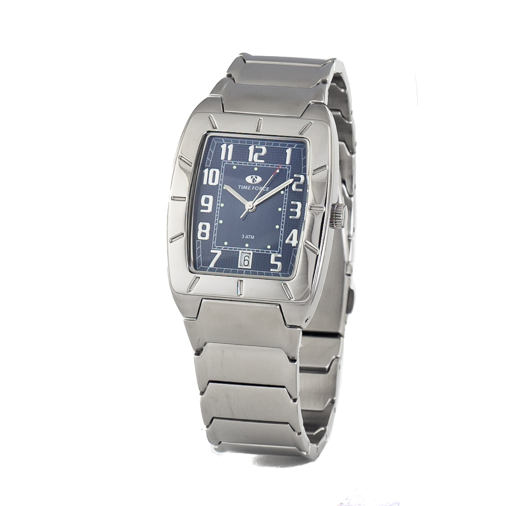 Ceas QUARTZ UNISEX TIME FORCE TF2502M-06M argintiu albastru