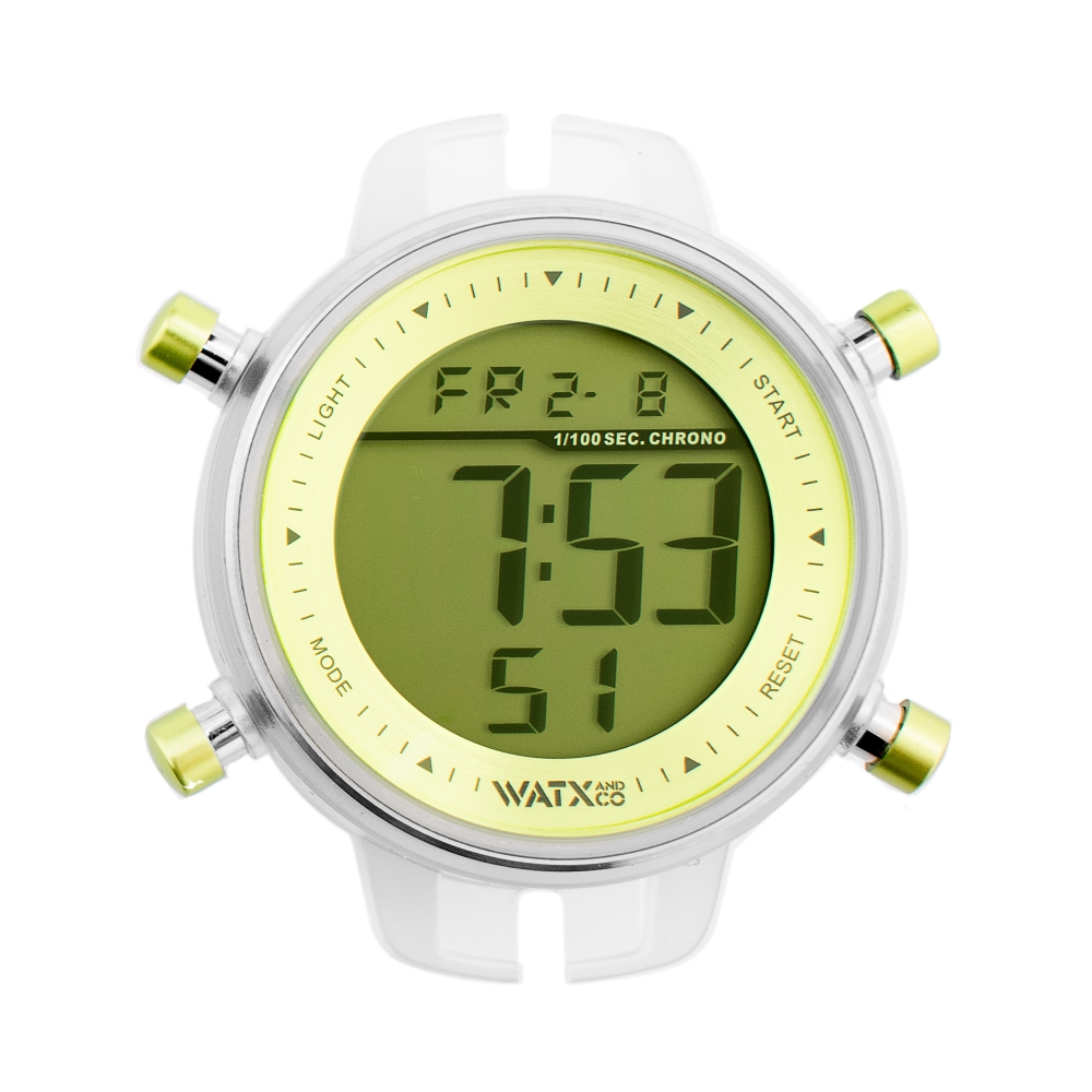 Ceas QUARTZ UNISEX WATX RWA1043 transparent verde