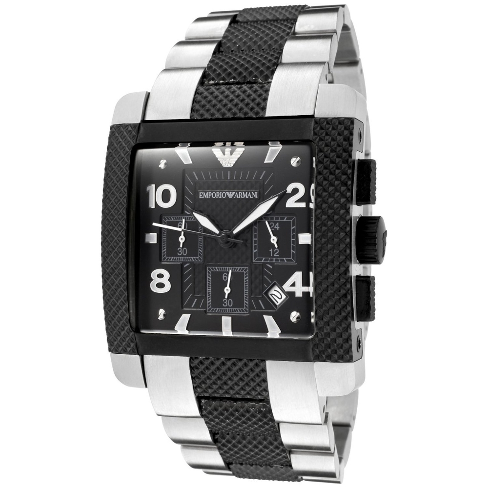 Ceas QUARZT MAN ARMANI AR5842 argintiu negru