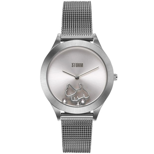 Storm Cassie Silver Stainless Steel Fashion Analogue Watch