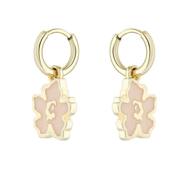 Ted Baker LARLI Flower Enamel Huggie Earrings For dama