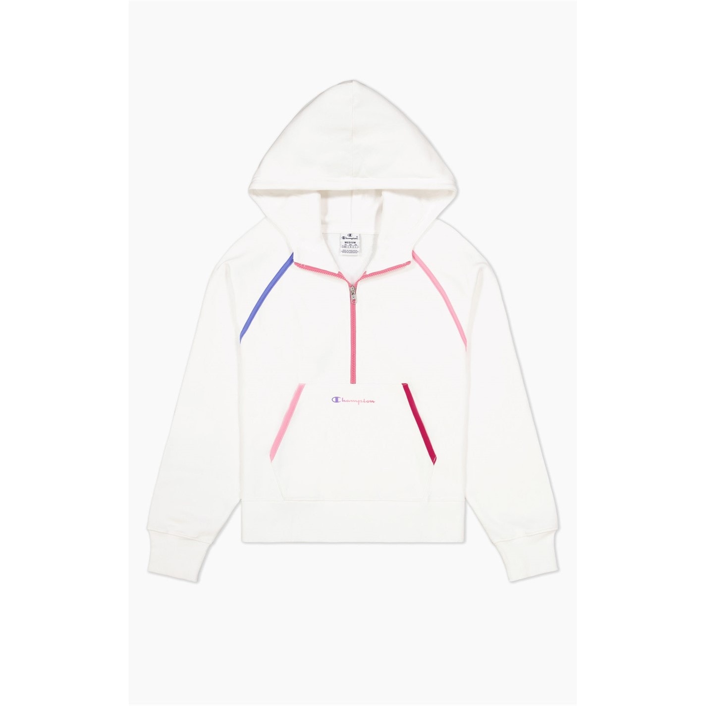 Champion Hooded Quarter Zip dama