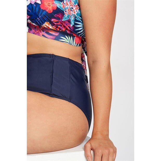 YOURS Yours Curve Navy Blue Tummy Control Bikini Briefs