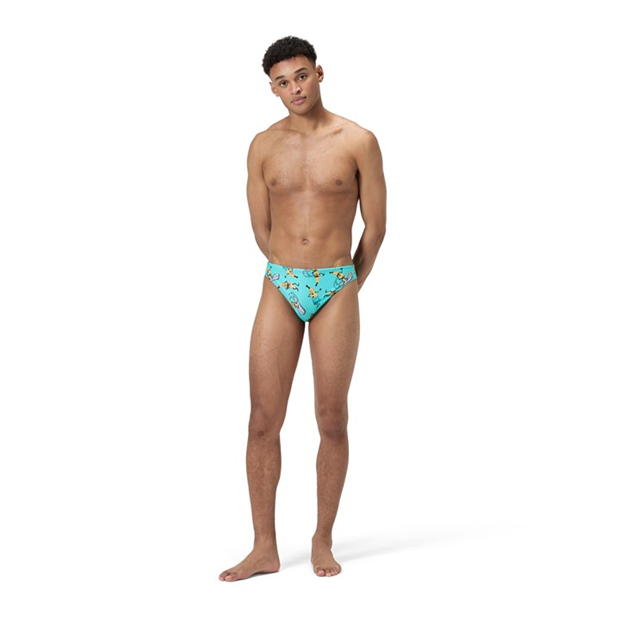 Speedo 5cm Allover Digital Brief barbat