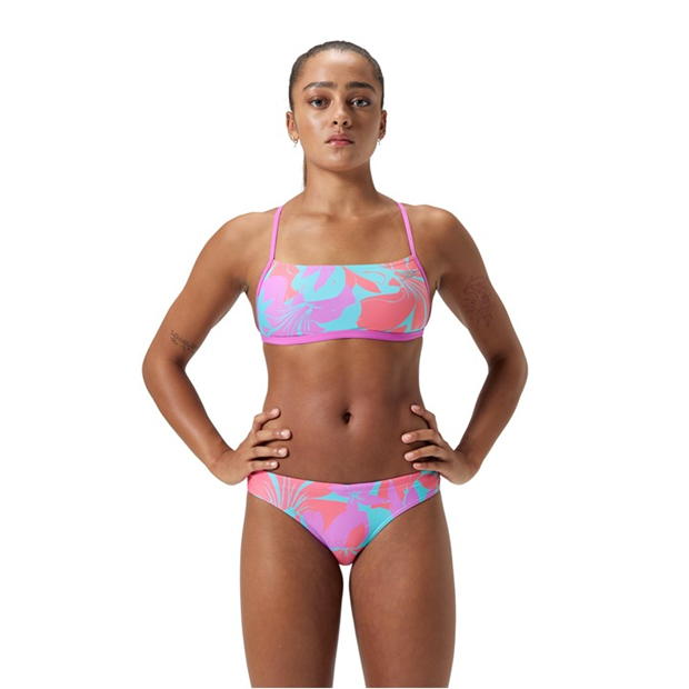 Speedo Allover Digital Hipster Brief dama