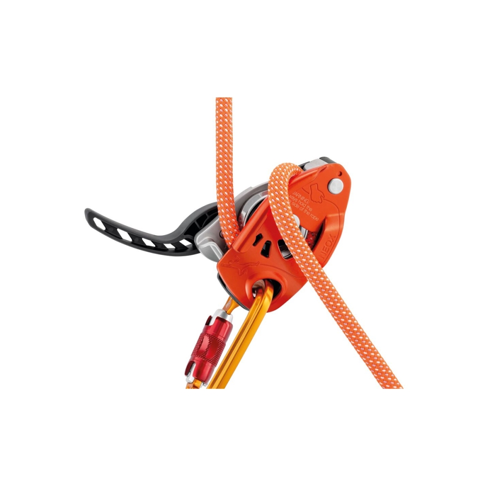 Coborator Neox Petzl Orange