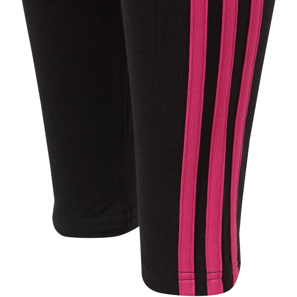 Colan?i pentru copii adidas Essentials 3-Stripes Bumbac negru ?i roz IC3627