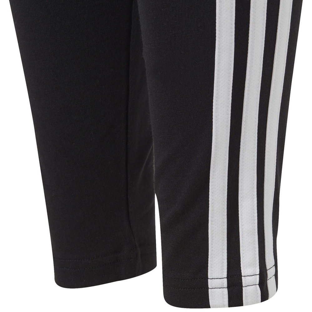 adidas Essentials 3-Stripes Cotton Tights black IC3623 copil