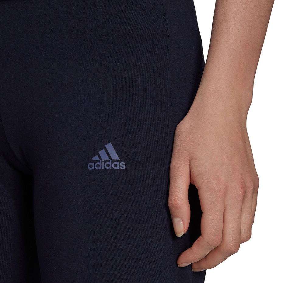 Legginsy damskie adidas Essentials Fitted fioletowe H10252