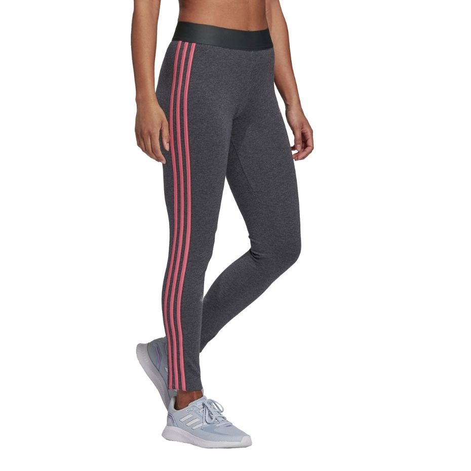 Legginsy damskie adidas Loungwear E szare H07769