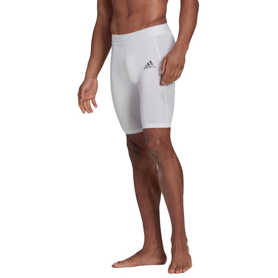 Spodenki męskie adidas Techfit Short Tights białe GU7315