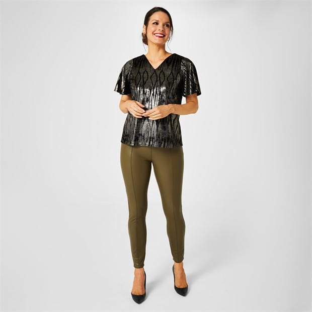 Biba Biba pu stretch legging