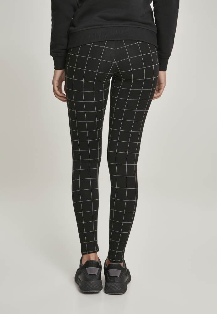 Colant Check High Waist dama Urban Classics