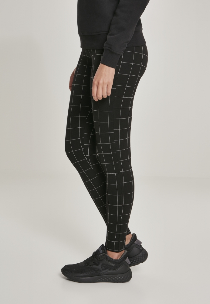 Colant Check High Waist dama Urban Classics