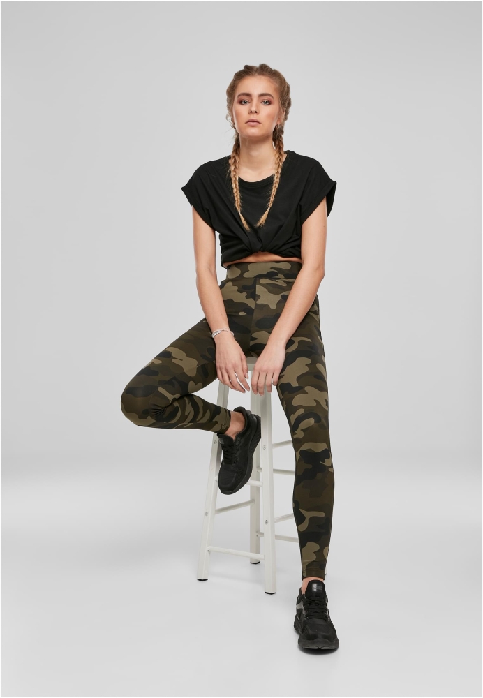 Colant High Waist Camo Tech dama Urban Classics