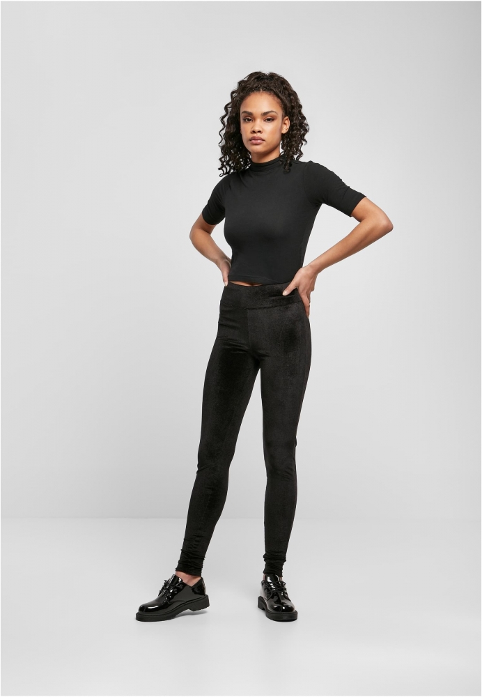 Colant High Waist Velvet dama Urban Classics