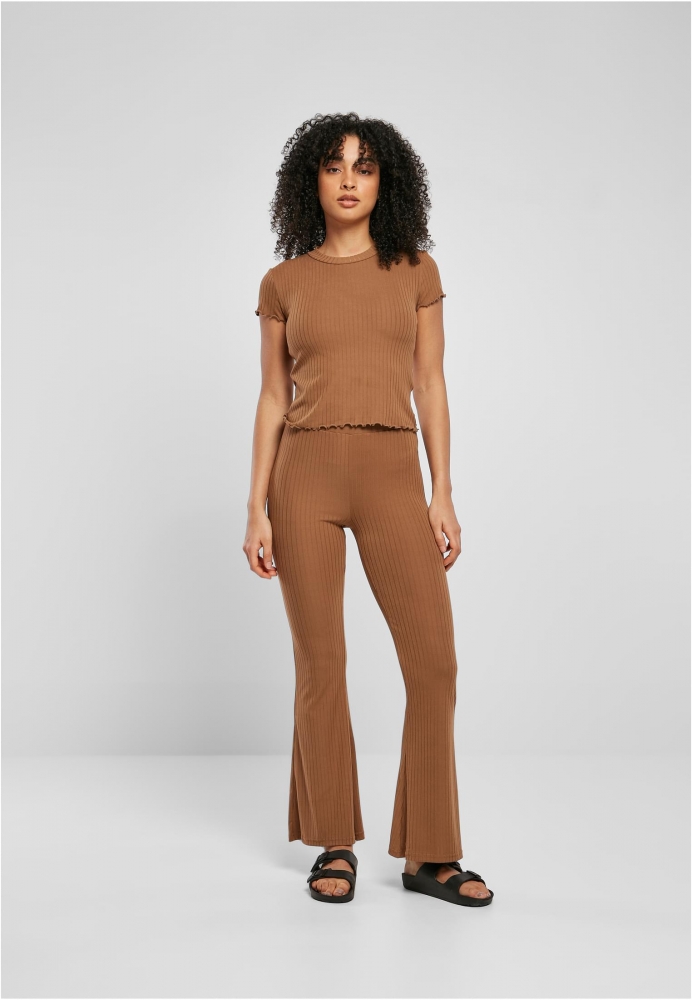 Colant High Waist Rib Flared dama Urban Classics