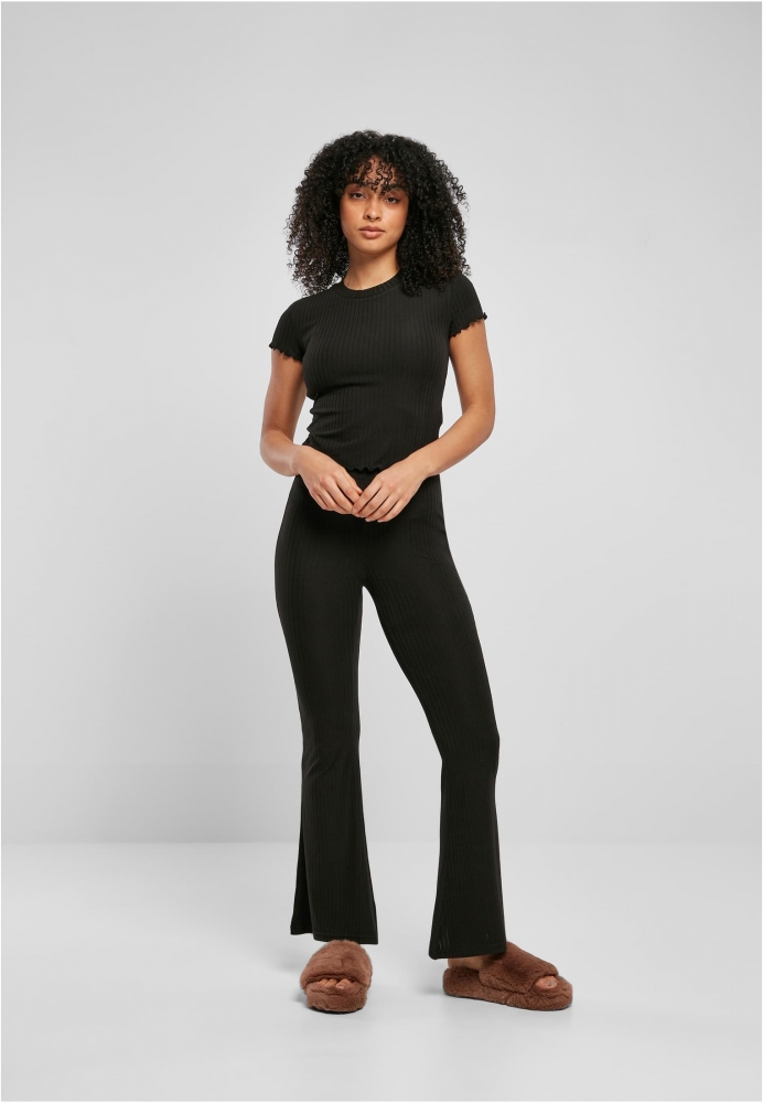 Colant High Waist Rib Flared dama Urban Classics